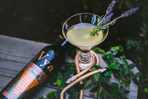 Lavender Twist Gin Cocktail with Vya Extra Dry Vermouth