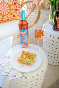 Breakfast Food Pairing: Avocado Toast with Electra Rosé