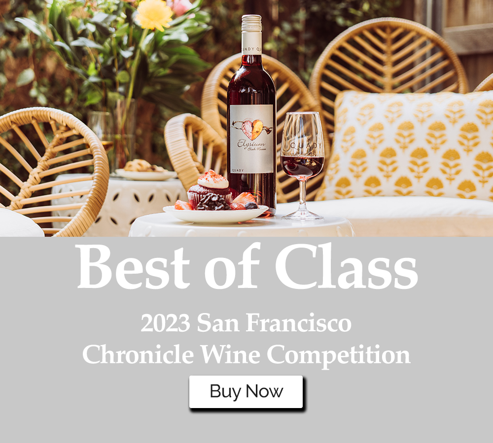 Bottle of Elysium. Best of Class, 2023 San Francisco Chronicle Wine Competition. Buy Now.