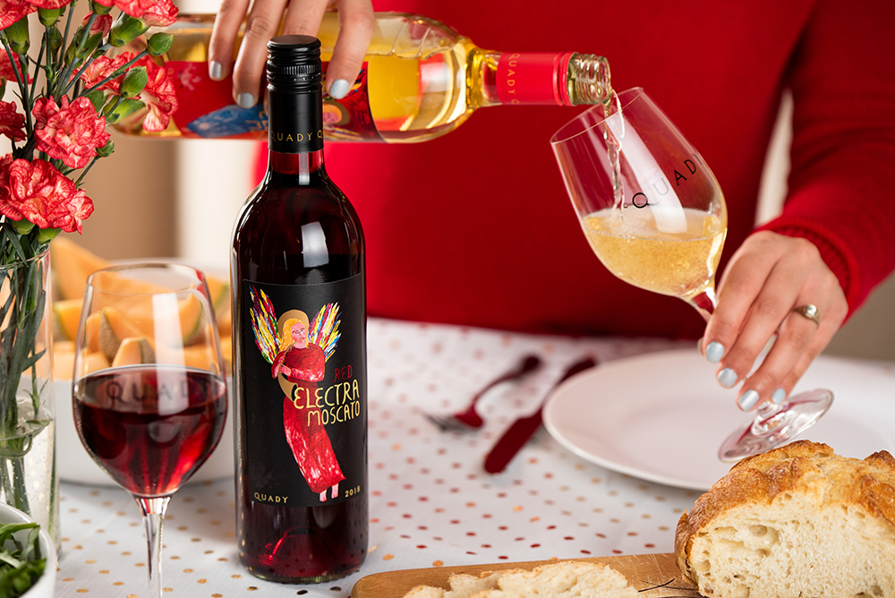 A dinner party with Electra Moscato and Red Electra Moscato