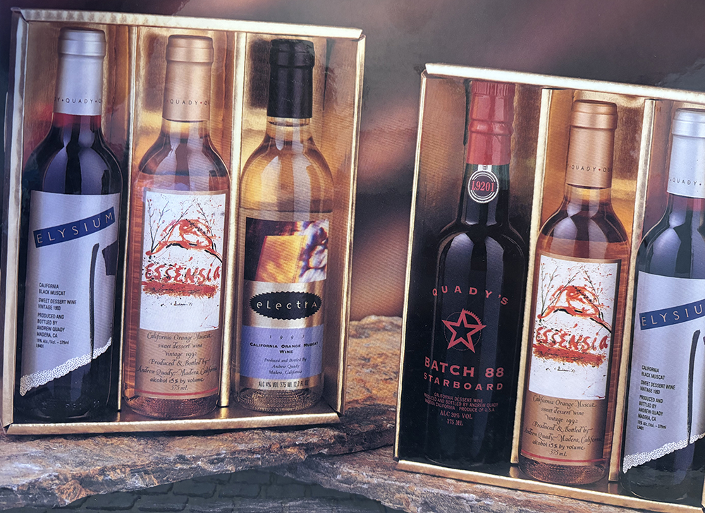 Old vintages of Quady Wines